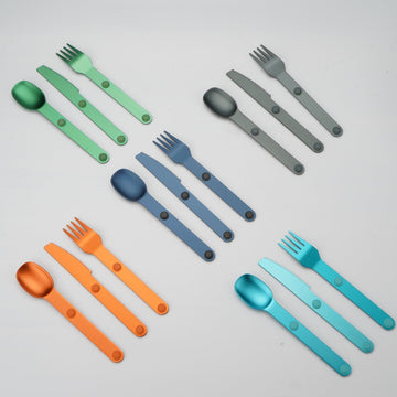 Magnetic Portable Camping Cutlery Set